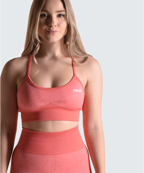 Active Crop - Salmon Red