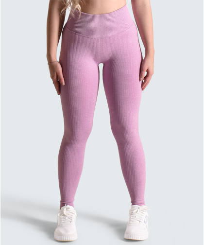 Sleek Leggings - Floral Purple